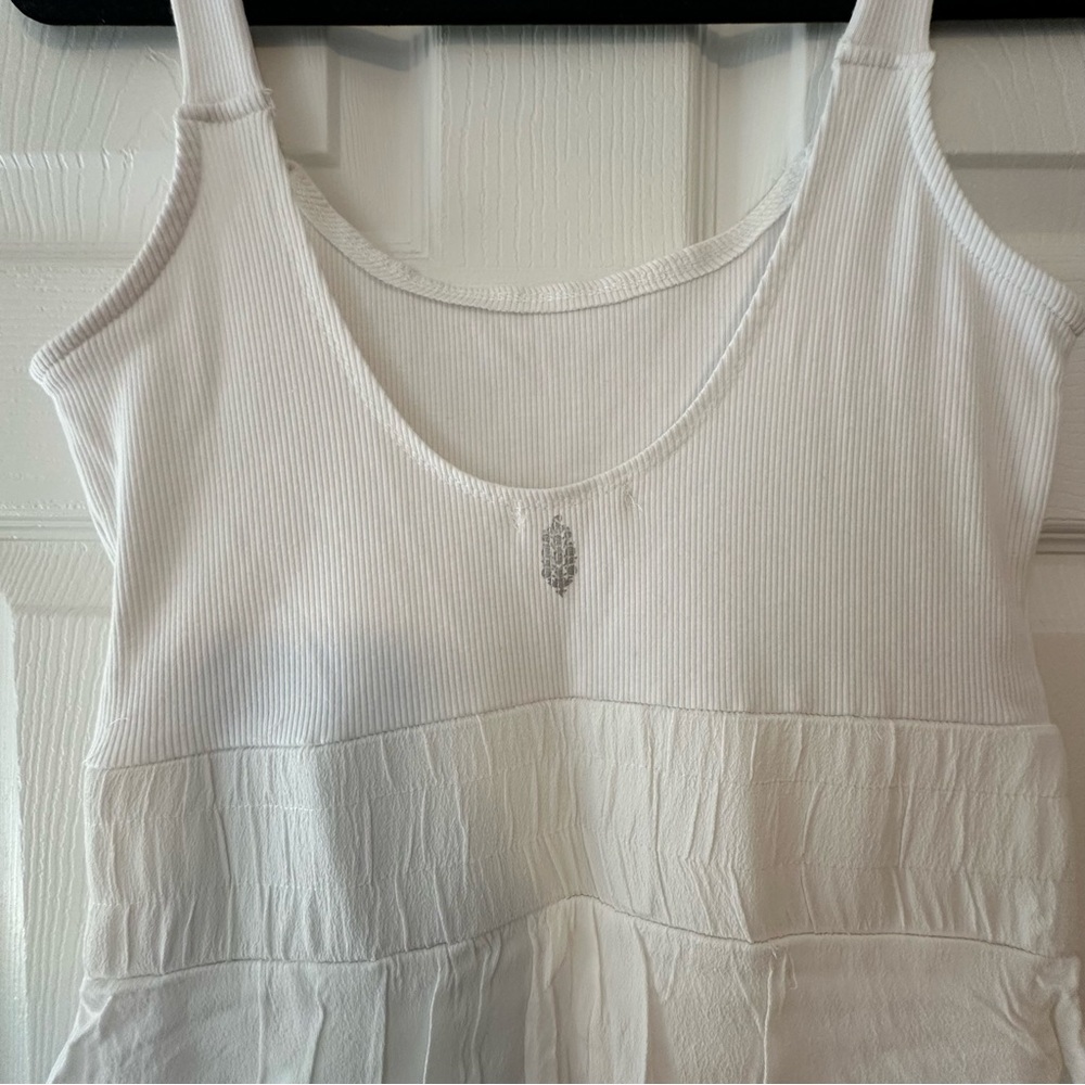 Free People Movement White Full Court Skortsie Dress View 4